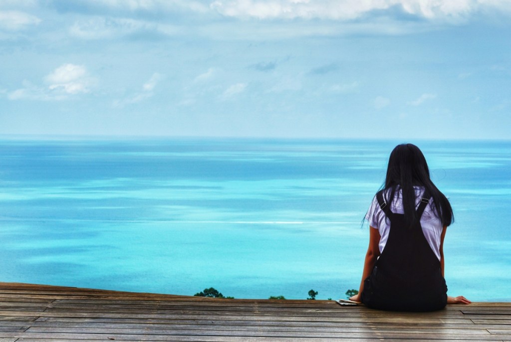 looking at the horizon